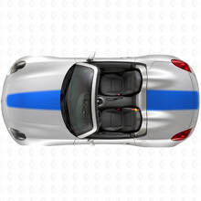 Racing motorkap- en kofferbakstrepen vinyl decalset voor Pontiac Solstice 2007+_2