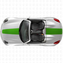 Racing motorkap- en kofferbakstrepen vinyl decalset voor Pontiac Solstice 2007+_3