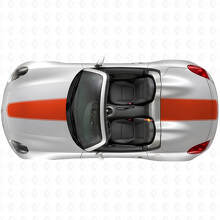 Racing motorkap- en kofferbakstrepen vinyl decalset voor Pontiac Solstice 2007+_4