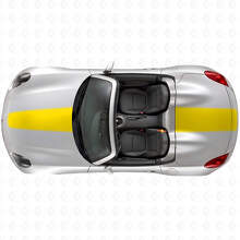 Racing motorkap- en kofferbakstrepen vinyl decalset voor Pontiac Solstice 2007+_5