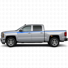 Accent Side Stripes Vinyl Stickerset voor Chevrolet Silverado 2014+_2