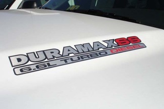 DURAMAX 6.6L Turbo Diesel SS Motorkapstickers - Nieuw driekleurig stickerontwerp