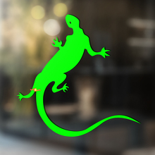 Gecko hagedis vinyl kunst muur raam badkamer sticker sticker #1
_2