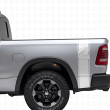 Aangepast vinyl decal kit met C-stijl achterzijstrepen voor Dodge-trucks_5