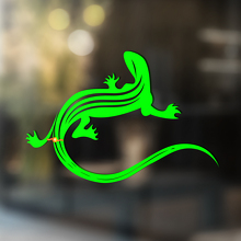 Gecko hagedis vinyl kunst muur raam badkamer sticker sticker #4
_2