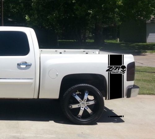 Chevrolet Z71 OFF ROAD Punisher Bed Streep Stickers Stickers voor CHEVY GMC Pickup Truck
