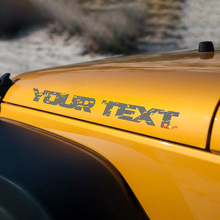 Jeep Wrangler noodlijdende Wrangler motorkap stickers stickers
 2