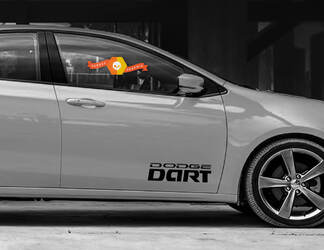 2013 2014 2015 2016 13 14 15 16 2023 Dodge Dart deur logo sticker set paar