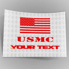 Spatscherm Amerikaanse Vlag Omgekeerd Opladen USMC Sticker Decal voor Jeep Wrangler 3