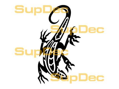 Gecko Hagedis Vinyl Kunst Muur Raam Badkamer Sticker Decal #7
