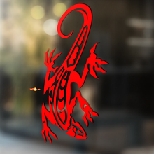 Hagedis in Stijl van Stam Universele Vinylsticker Decal_4