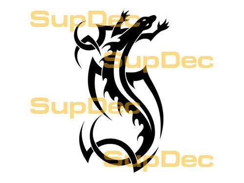 Gecko Hagedis Vinyl Kunst Muur Raam Badkamer Sticker Decal #8
