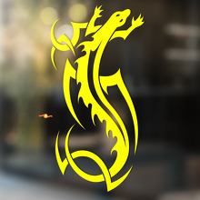 Gecko Hagedis Vinyl Kunst Muur Raam Badkamer Sticker Decal #8
_3