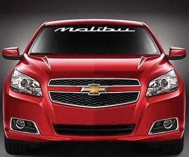 1950-2017 Chevrolet Malibu voorruit lichaam sticker sticker nieuwe aangepaste 1PC
