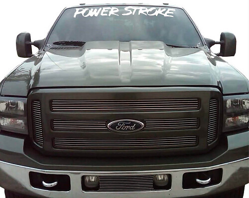 Power Stroke Voorruit Vinyl Decal Stickers voor Musclecar Expedition 1950-2017