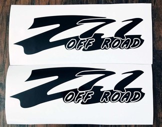 Z71 Off Road Body Achterklep Fender Decals 2PC Set Body Window Sticker Vinyl Voor Silverado Tahoe GMC Sierra c3