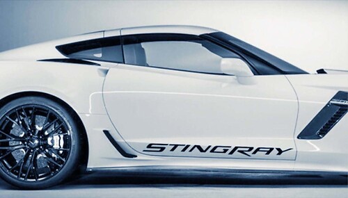 1950-2017 Chevrolet Corvette Stingray Z06 voorruit deur lichaam onderstel sticker sticker nieuw 1apC Z06
