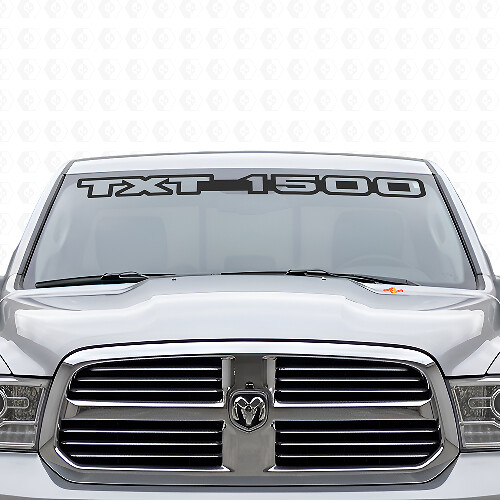 Custom voorruitbanner vinylsticker voor Dodge Ram 1500
