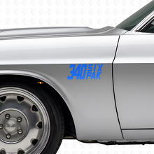 340 Six Pak zij vinyl decalset voor Dodge Viper Charger Ram Challenger_2