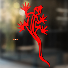 Gecko hagedis vinyl kunst muur raam badkamer sticker sticker #12
_4