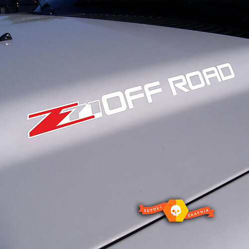Z71 OFFROAD Hood Stickers Stickers voor Chevy of GMC 4x4 Truck
