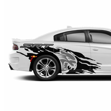 SRT Hellcat zijde achterste kwart paneel Splash -stickers stickers voor Dodge Charger Graphics
 2