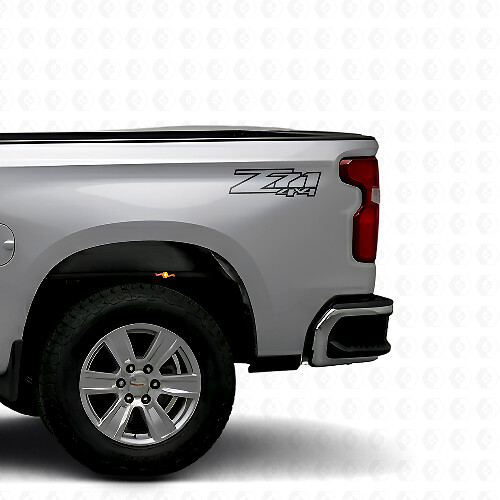 Z71 4x4 Truck Bed Vinyl Decal Set voor Chevrolet Silverado GMC Sierra