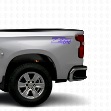Z71 4x4 Truck Bed Vinyl Decal Set voor Chevrolet Silverado GMC Sierra_2