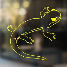 Gecko hagedis vinyl kunst muur raam badkamer sticker sticker #13
_3