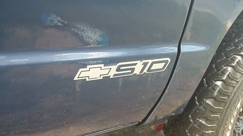 Chevy S10 deurbadge / sticker / sticker - Set van 2 stickers en uw kleurkeuze
