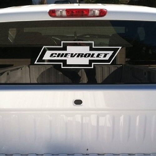 22 Inch Chevrolet Raamsticker Decal - Uw keuze van kleur
