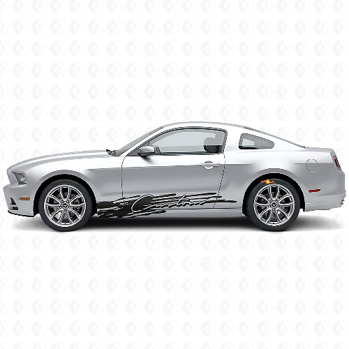Aangepaste modderspatzijvinylstickers voor musclecars