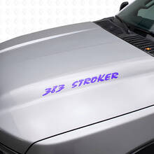 383 Stroker Motorkap Vinyl Decal Set voor Chevy Trucks_2