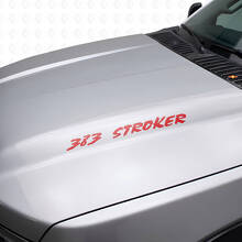 383 Stroker Motorkap Vinyl Decal Set voor Chevy Trucks_4