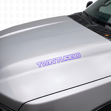 Twin Turbo Vinyl motorkapstickers voor Chevy Truck_2