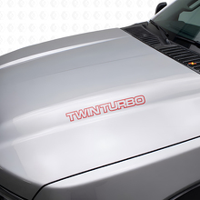Twin Turbo Vinyl motorkapstickers voor Chevy Truck_4