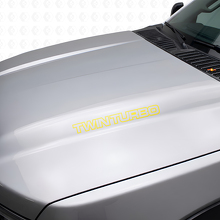 Twin Turbo Vinyl motorkapstickers voor Chevy Truck_6