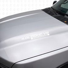 4.0L DOHC V6 Endurance Motorkap Vinyl Decalset voor Nissan Xterra Titan_5