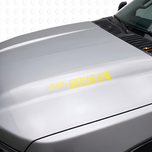 4.0L DOHC V6 Endurance Motorkap Vinyl Decalset voor Nissan Xterra Titan_6