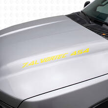 7.4L Vortec 454 motorkap vinyl stickers set voor Chevy trucks_6
