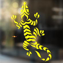 Strepen Gecko Tribal Stijl Universele Vinyl Decal Sticker_3