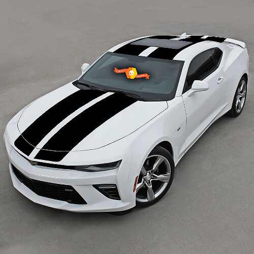 Chevrolet Camaro 2016-2018 Over The Top Racing dubbele vinylstrepen