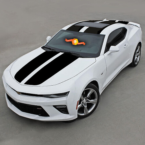 Chevrolet Camaro 2016-2018 Over The Top Racing dubbele vinylstrepen
