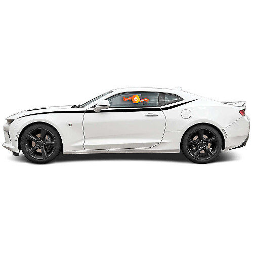 Chevrolet Camaro 2016-2018 Javelin Accent vinylstrepen aan de bovenzijde
