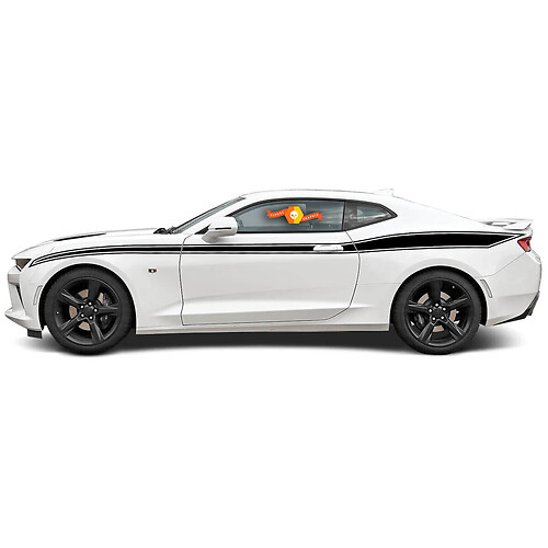 Chevrolet Camaro 2016-2018 Javelin-stijl vinylstrepen aan de zijkant
