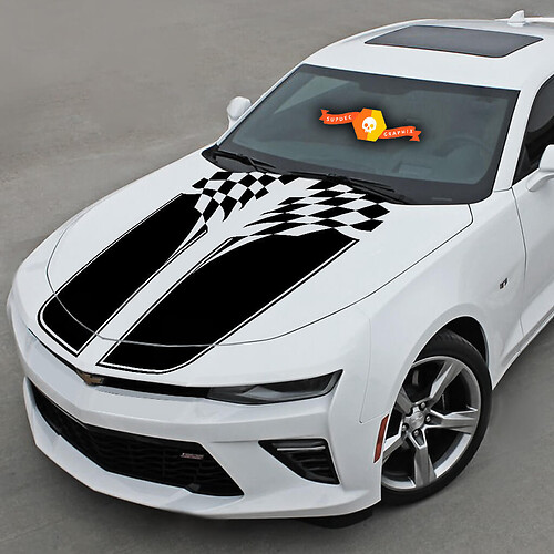 Vinyl Decal Sticker voor Chevrolet Camaro 2016-2018-Racing Stripes
