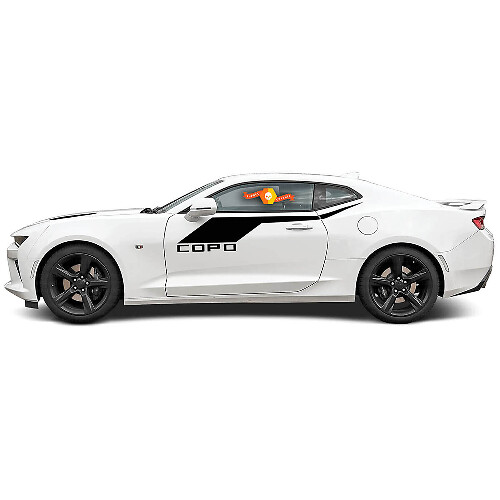 Chevrolet Camaro 2016-2018 Copo Style Zij Accent Vinyl Strepen
