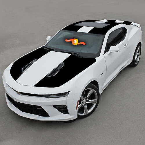 Chevrolet Camaro 2016-2018 -ss- Over The Top vinylstrepen
