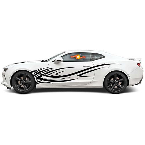 Tribale stijl zijstrepen stickers stickers voor Chevrolet Camaro
