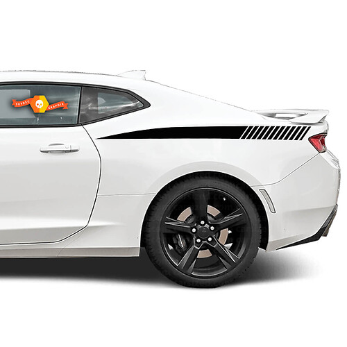 Chevrolet Camaro 2010-2020 Accentsticker met strepen aan de achterkant
